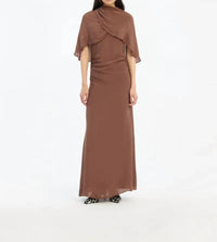 Rotate - MAXI CAPE DRESS