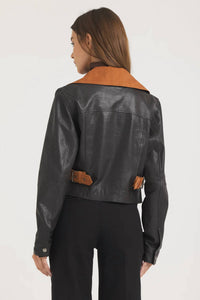 Jakett - Moira Wrinkled Leather Jacket