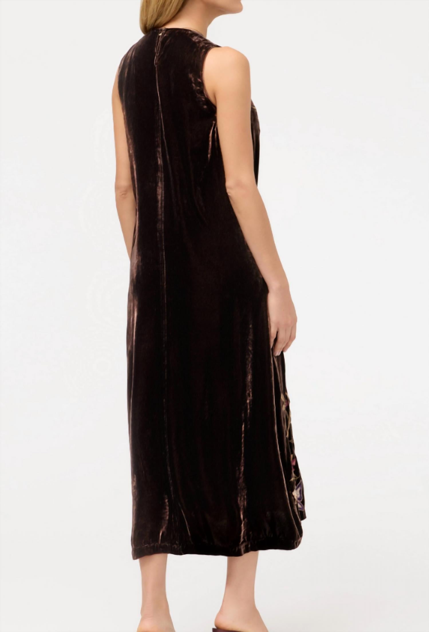 Johnny Was - Velvet V-neck Tank Dress