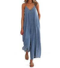 Mustard Seed - Women's All Joy V Neck Jumpsuit