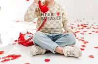Sweet Wink - Kid's Heartbreaker Checkered Sweatshirt