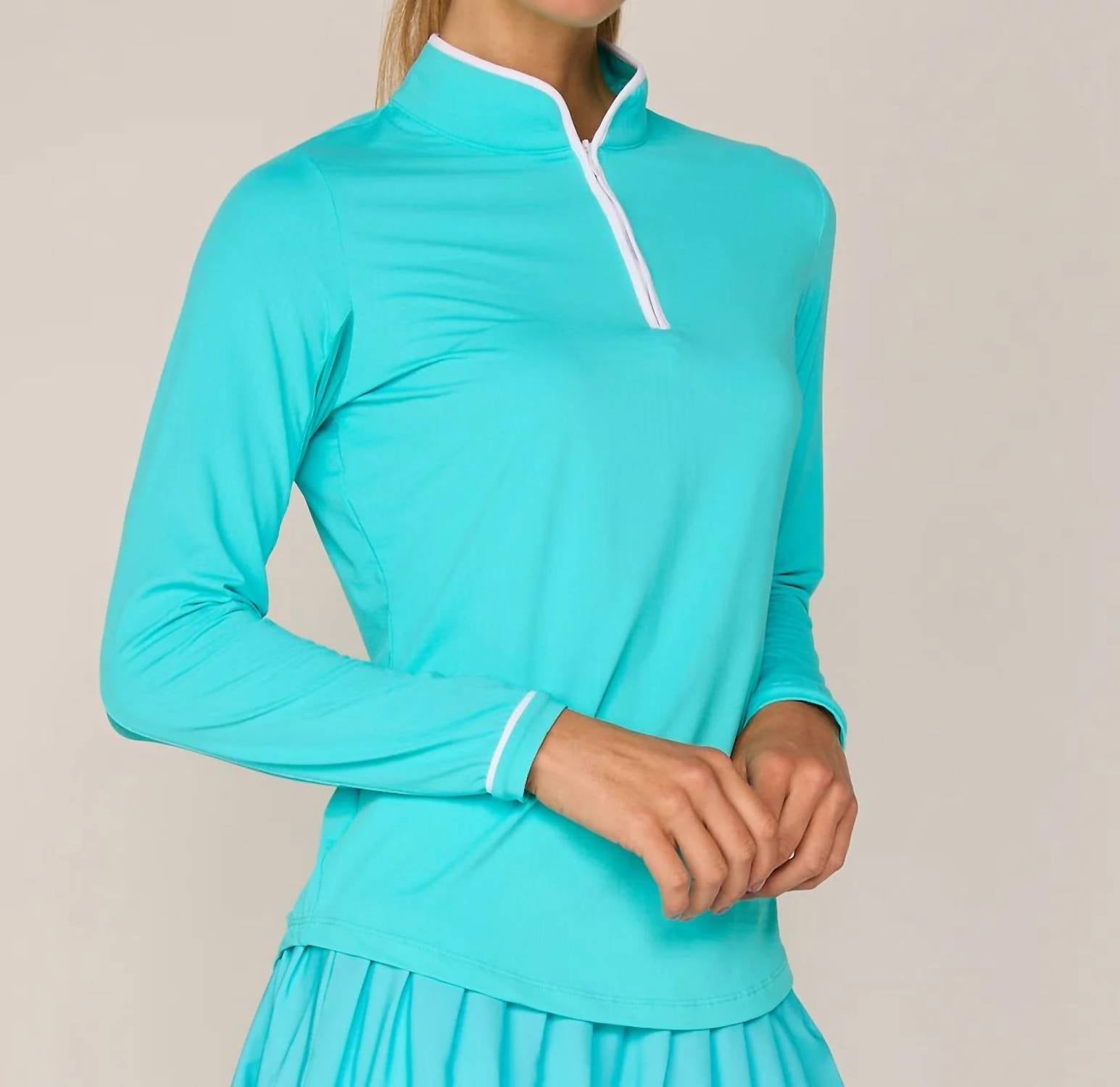 G Lifestyle - Binding Quarter Zip Sweatshirt