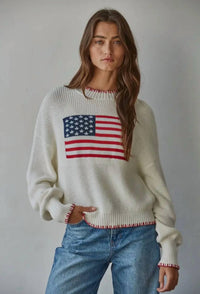 By Together - American Flag Sweater