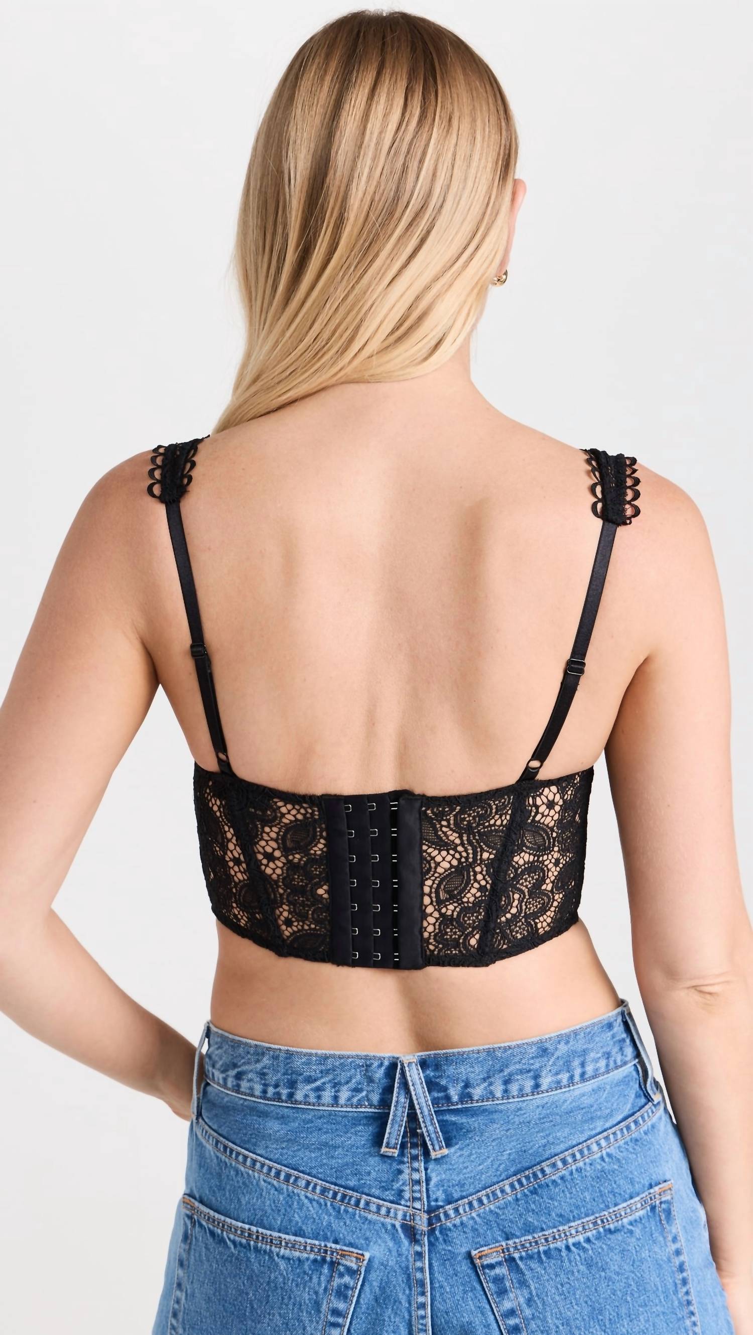 For Love & Lemons - Lace Boned Top