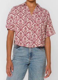 Velvet Heart - Brandon Short Sleeve Camp Shirt