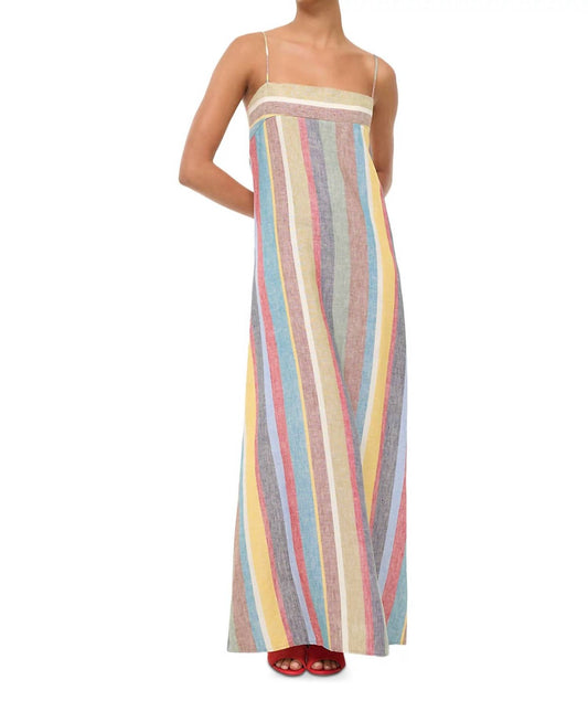 Staud - Market Stripe Laura Linen Dress