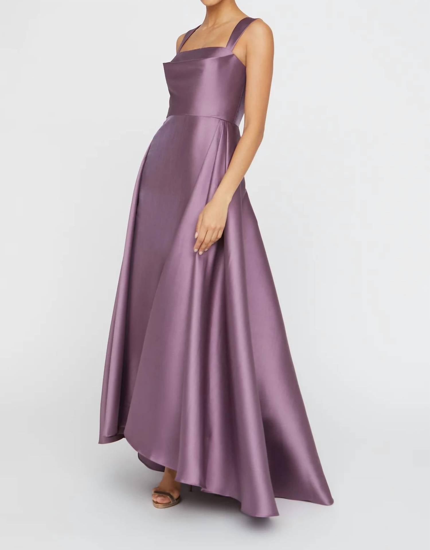 Theia - Zendaya Mikado Walk Through Gown