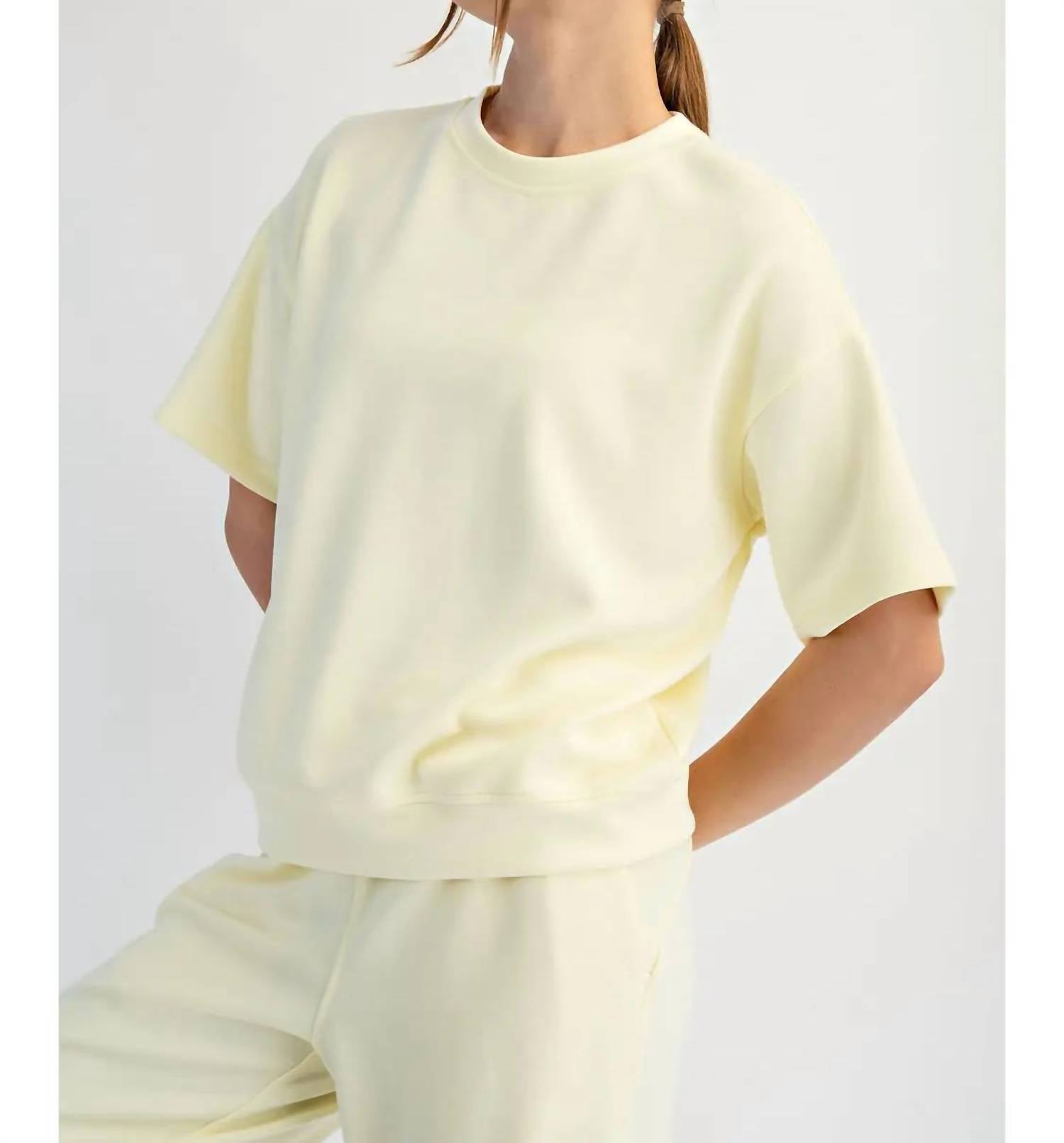 Rae Mode - Modal Scuba Basic Short Sleeve Top