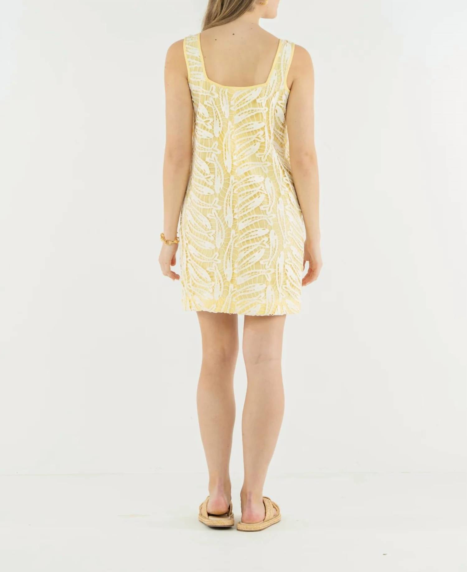 Emily Mccarthy - Olive Sleeveless Shift Mini Dress