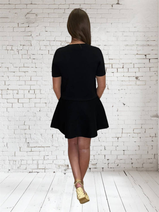 Entro - Women's Cardigan Skirt Set