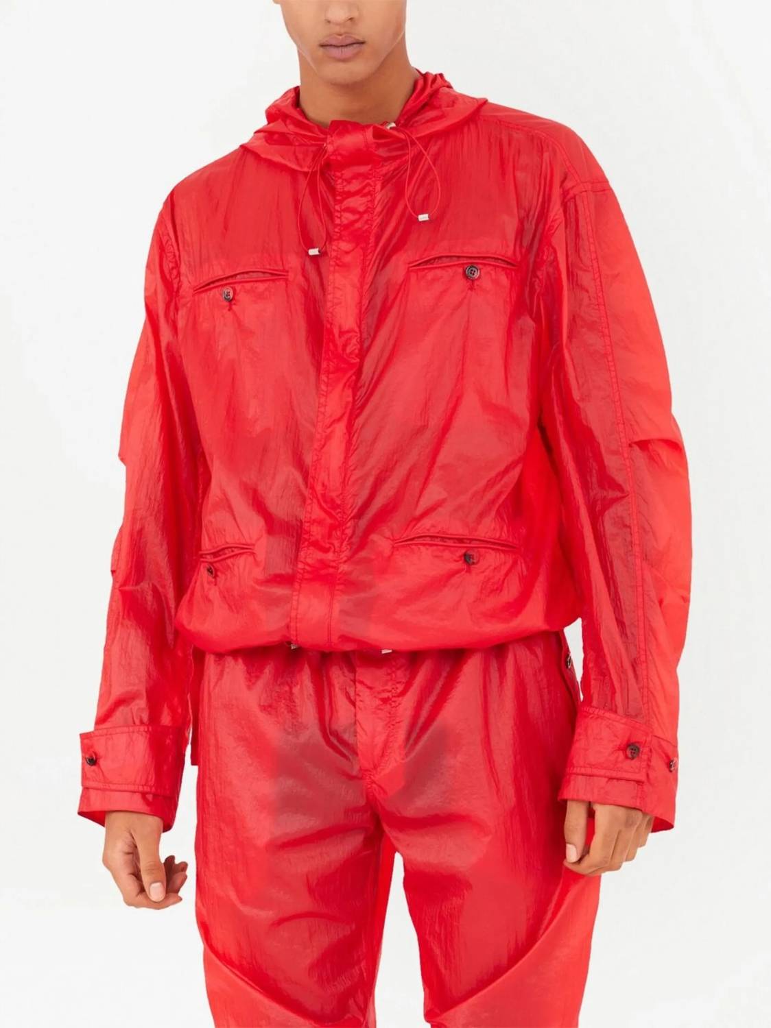 Salvatore Ferragamo - Hooded Windbreaker Jacket