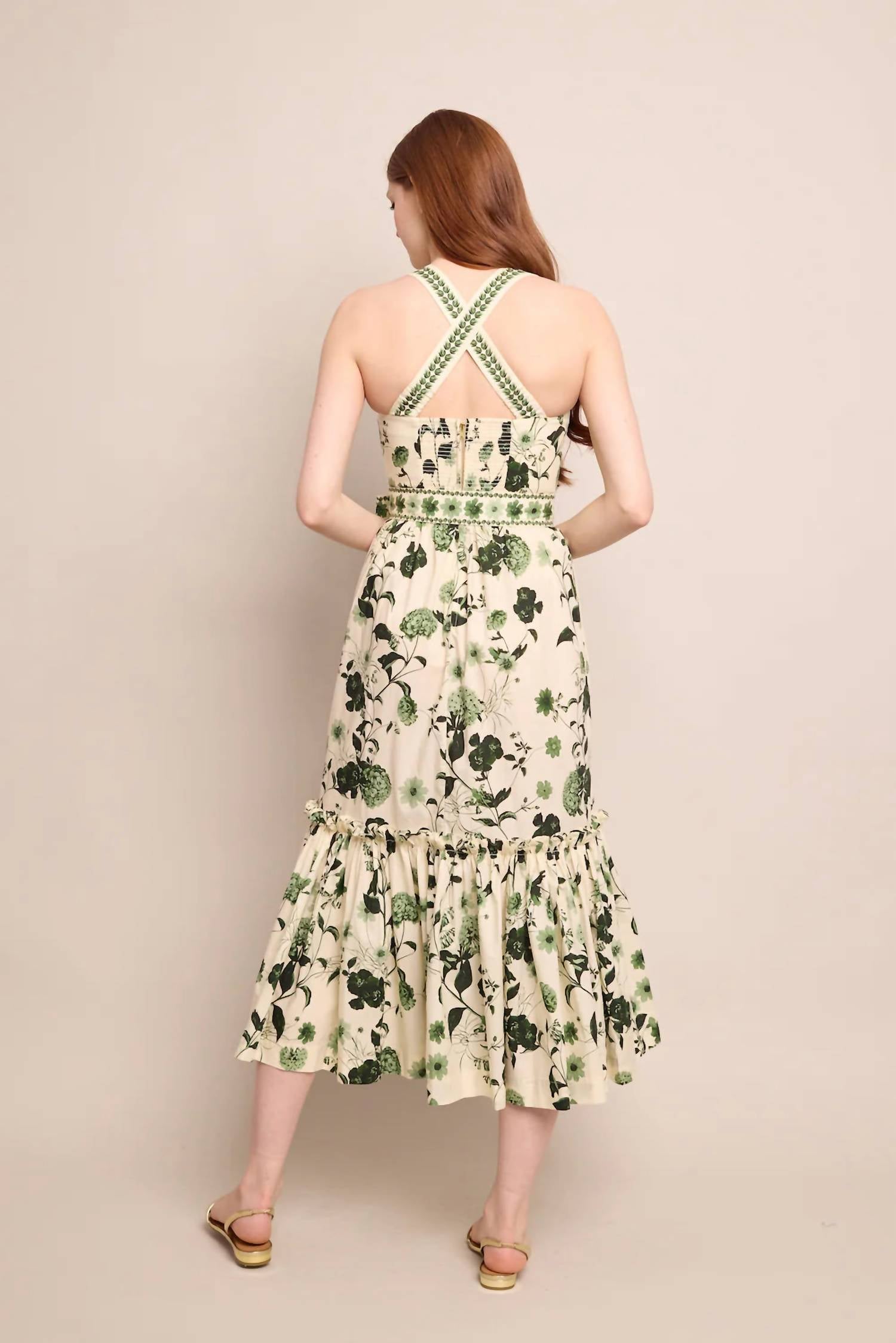 Cara Cara - Julietta Criss-cross Back Maxi Dress