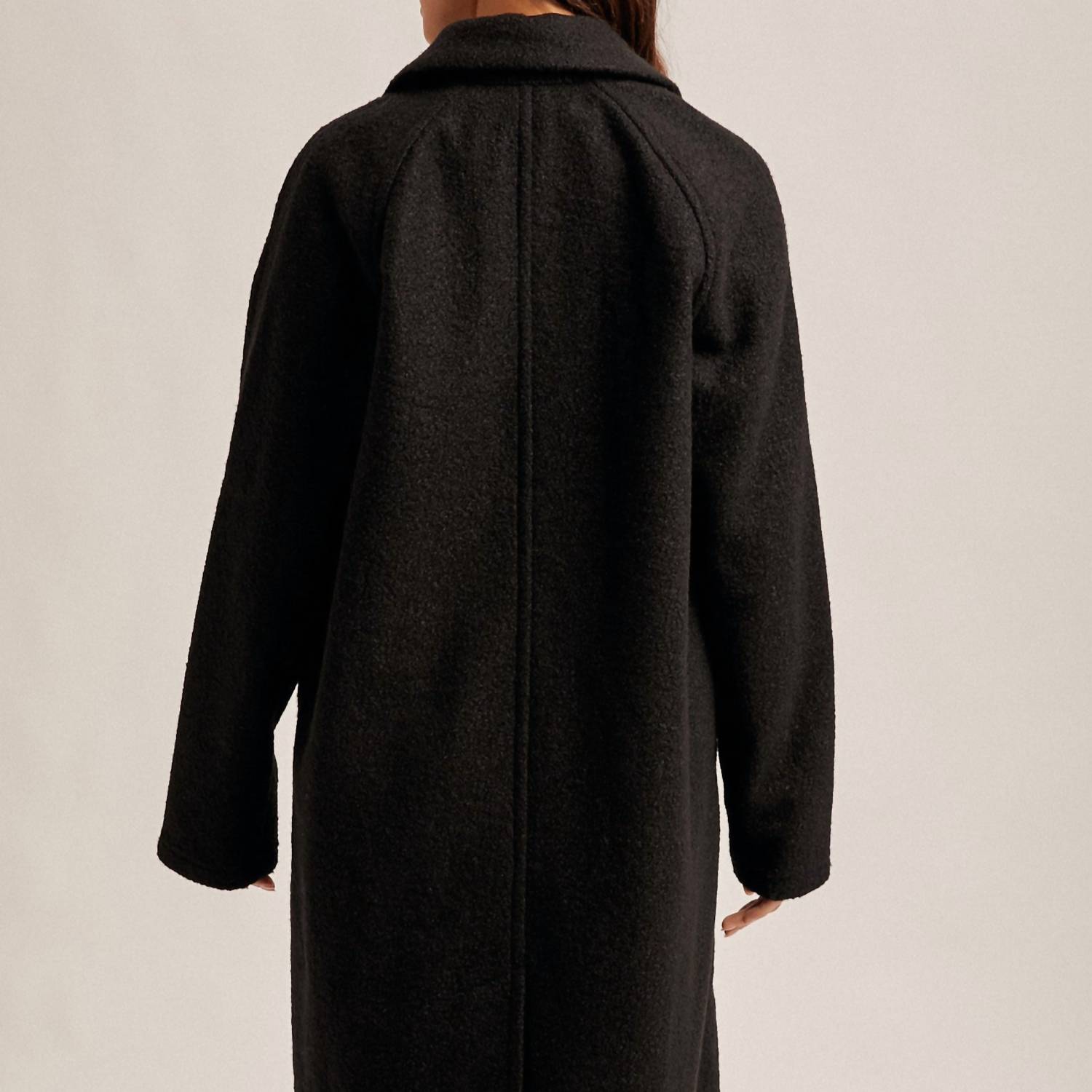 Hem & Thread - Teddy Textured Button Down Coat