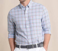 Southern Tide - Emerald Shores Plaid Headland Long Sleeve Sport Shirt