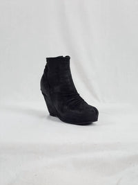 Rick Owens - Women's Suede Wedge Boot