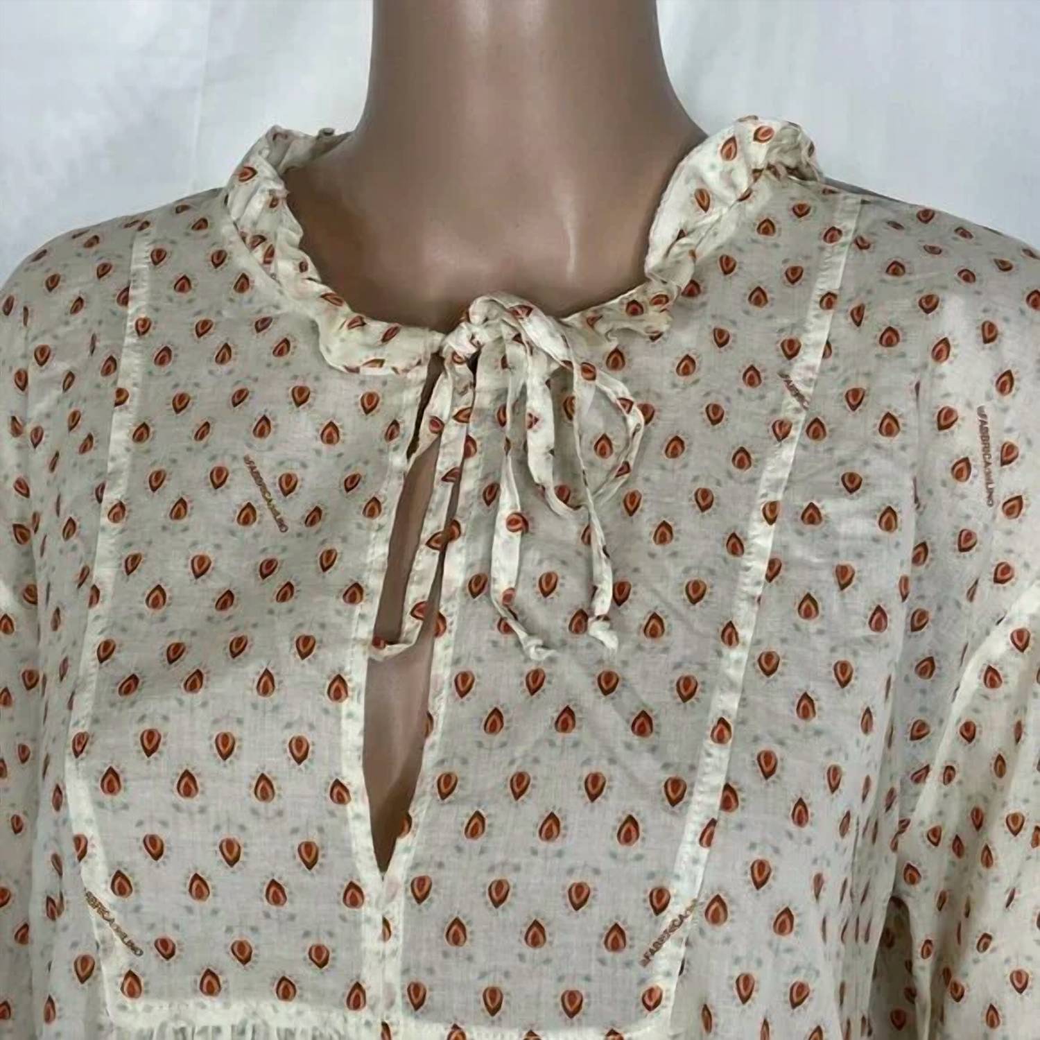 Lfdl - Women's Ruffled Long Sleeve Blouse