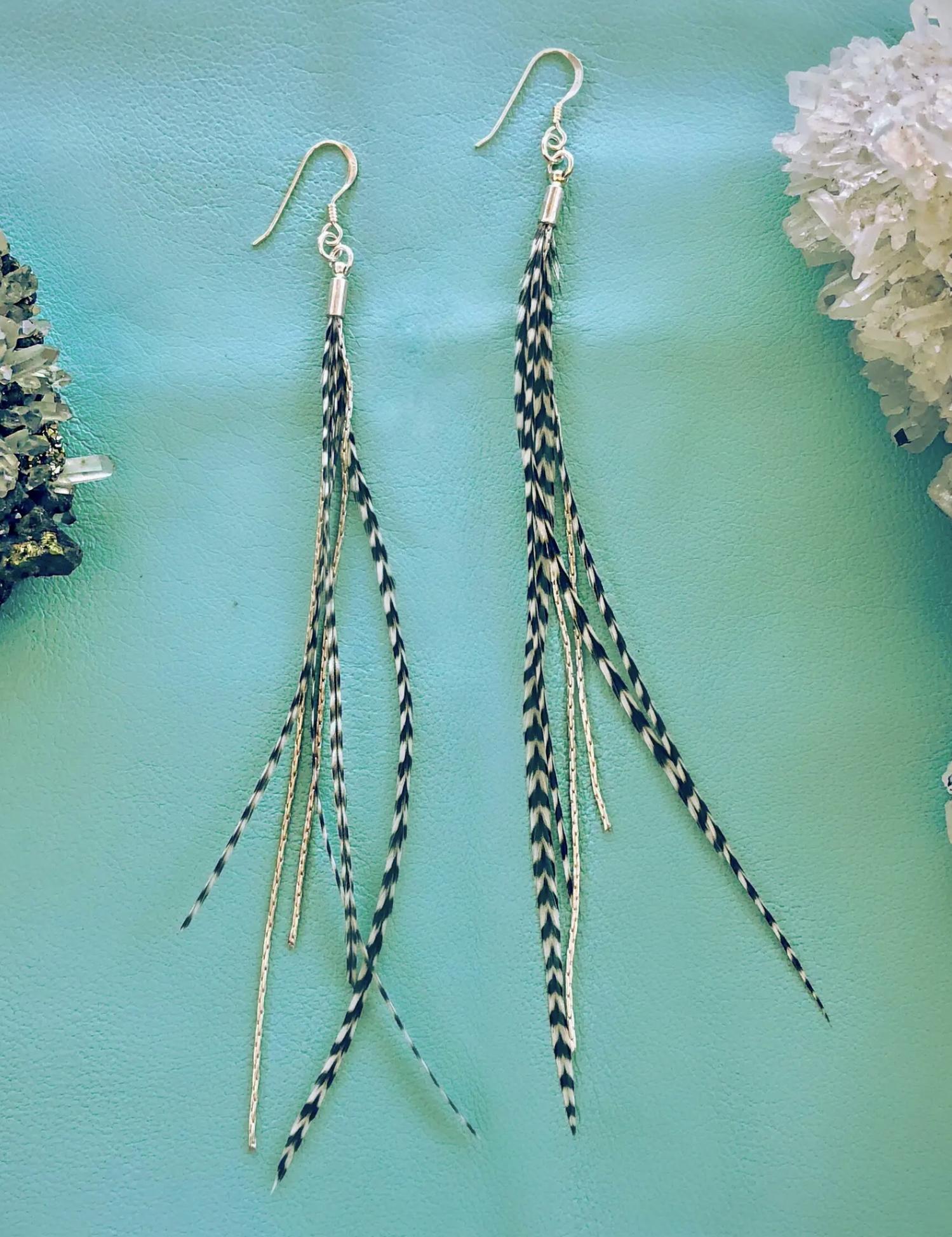 Astali - Women's Mini Feather Earrings