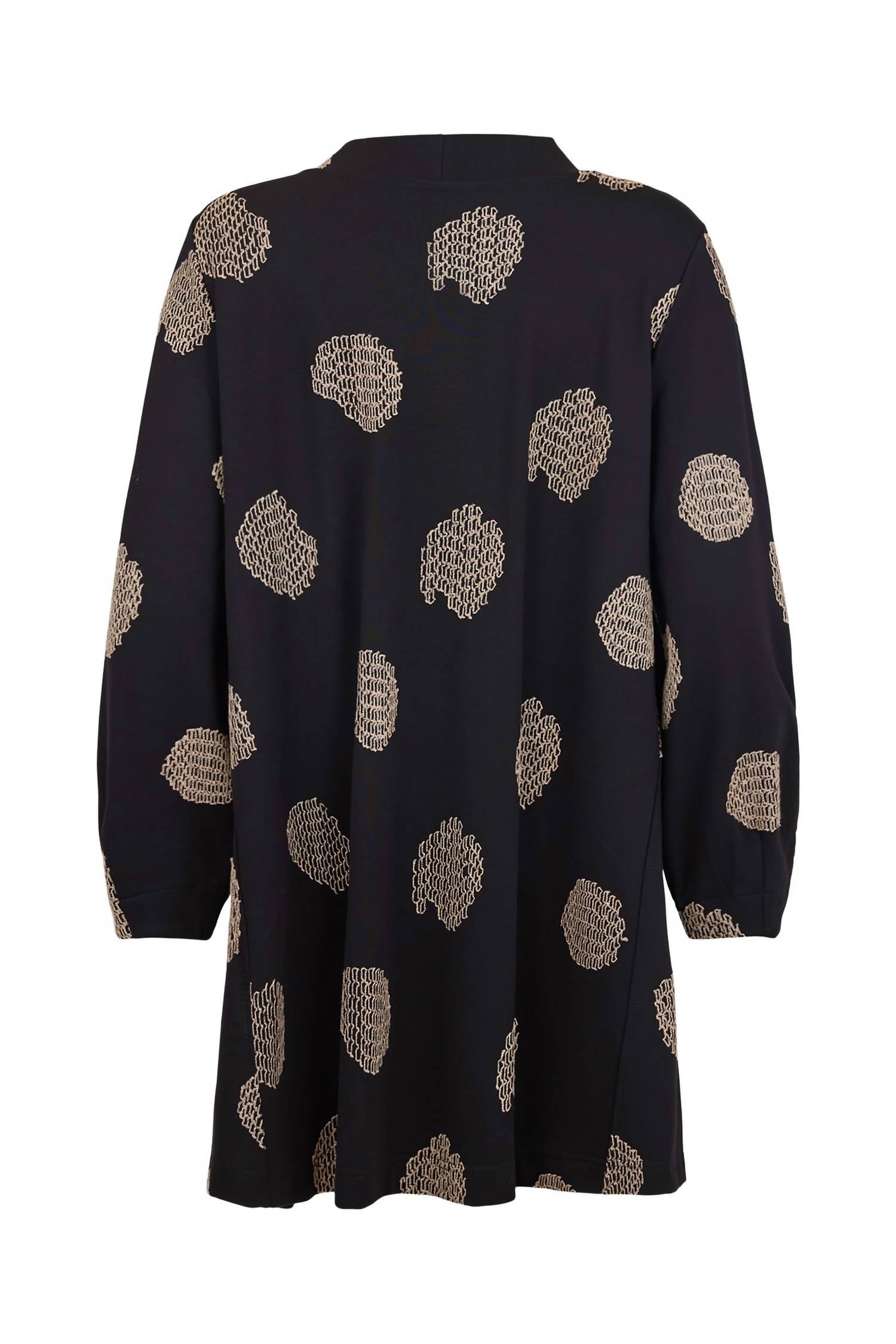 Noen - Abstract Pattern Cowl Neck Tunic