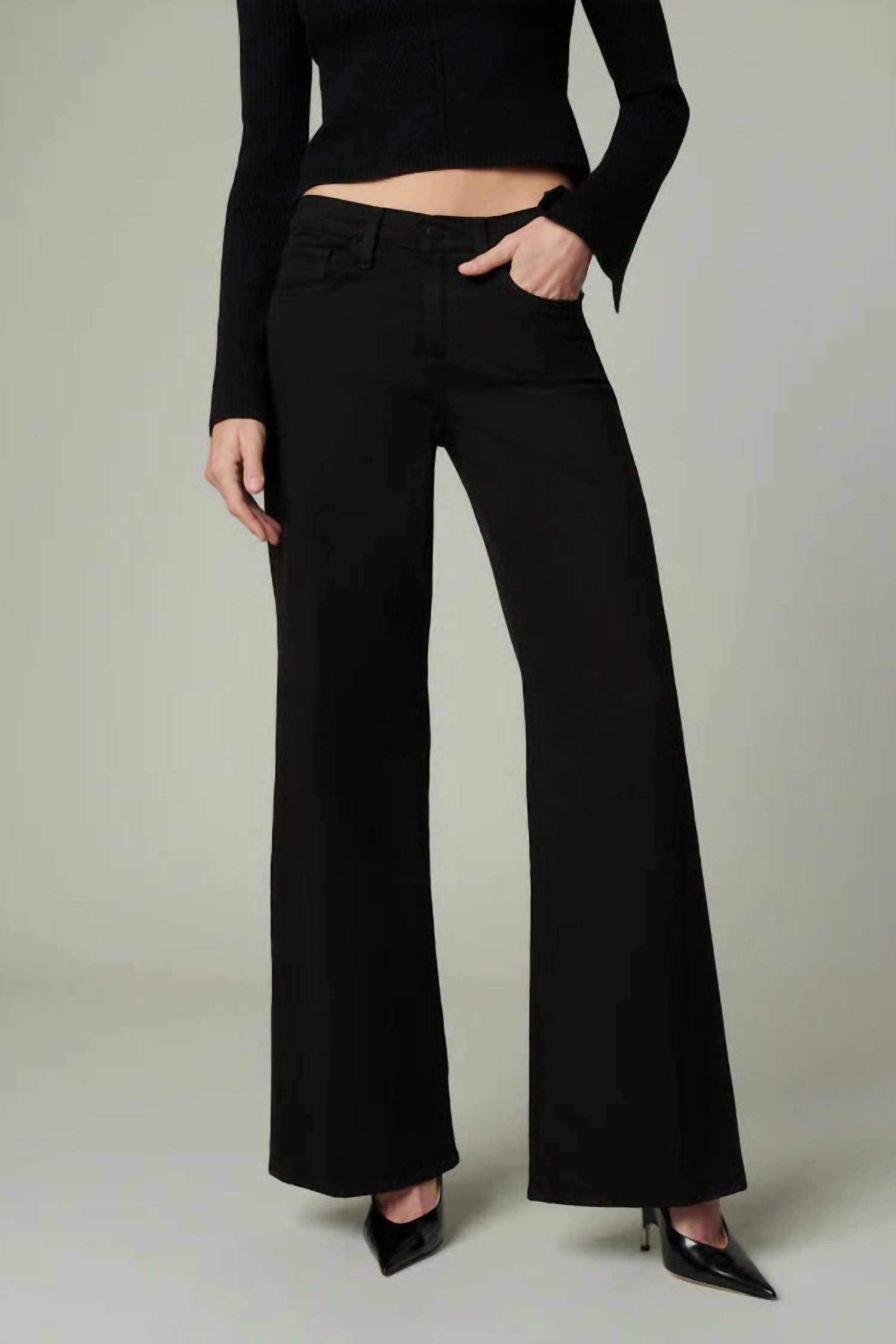 Joe'S Jeans - Lou Lou Low Rise Wide Leg Jeans