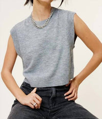 Mimosa - Solid Knit Sweater Vest