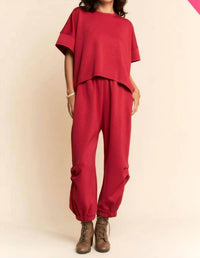 Davi & Dani - Bella Butter Pin Tuck Luxe Set - Plus