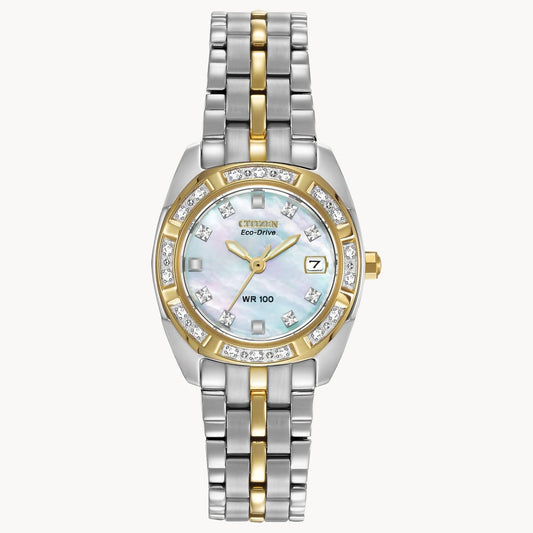 Citizen - Women's Eco-Drive Watch with Diamond Accents and Date