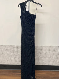 Betsy & Adam - Solid Studded Long Dress