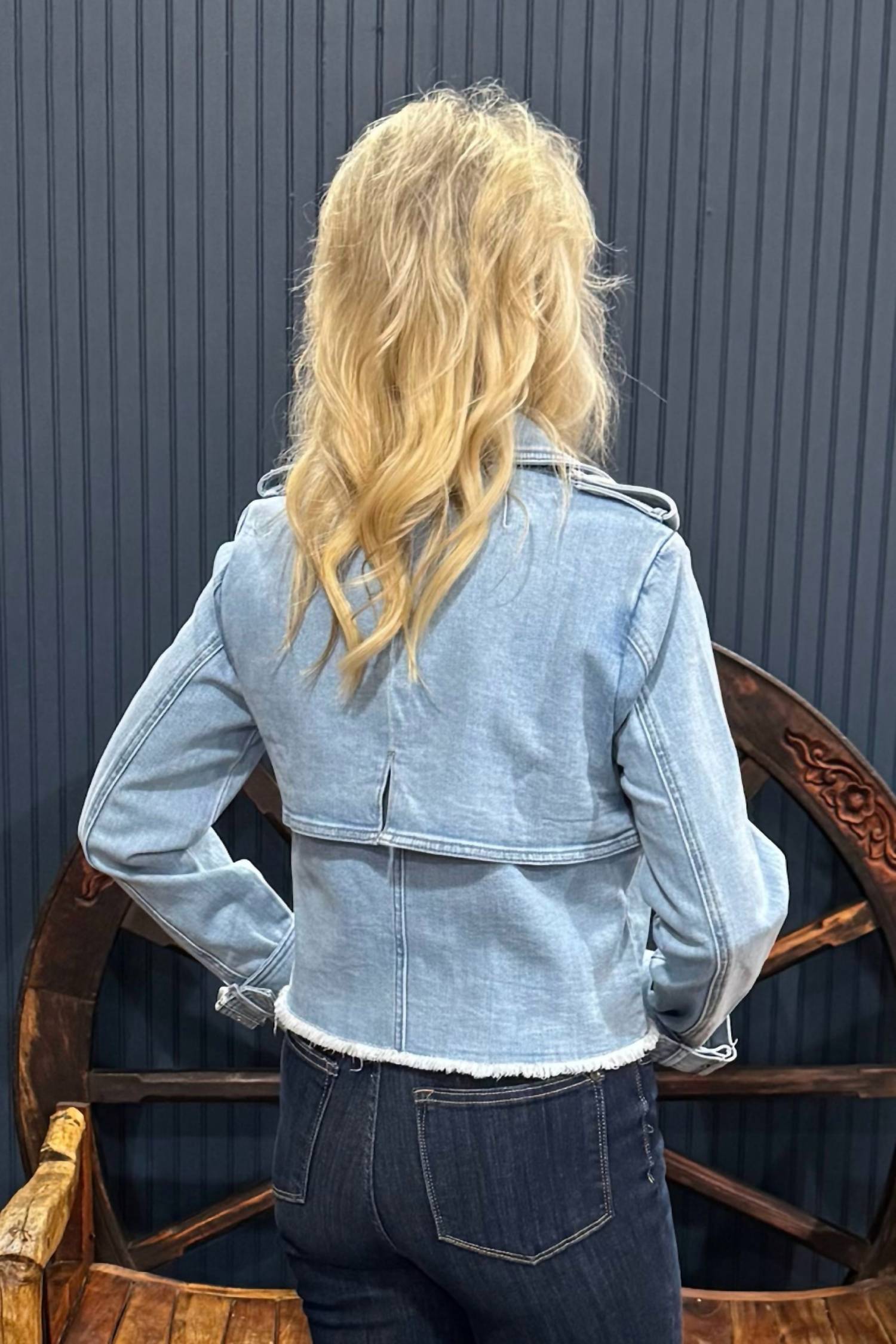 Kut From The Kloth - Double Breast Denim Jacket