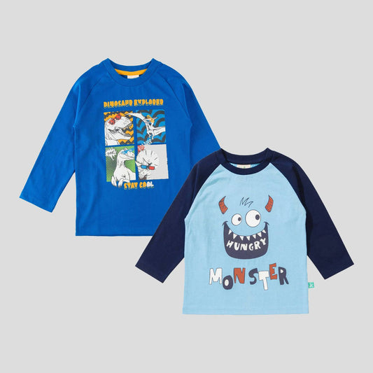 Jus Cubs - Toddler's Raglan Full Sleeve T-Shirt Set