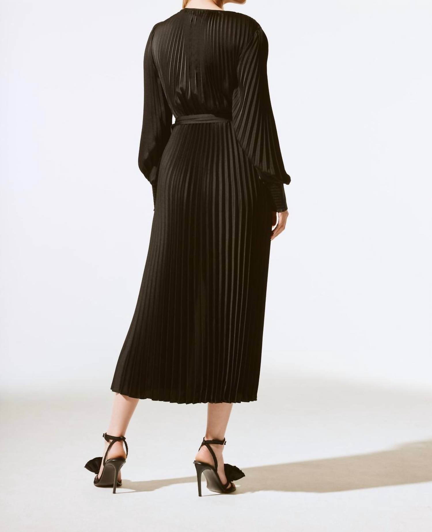 Joseph Ribkoff - Pleated Midi Dress