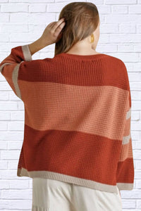 Umgee - Betty Color Block Sweater