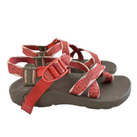 Chaco Women's Z2 Classic Sandals in swell peach - women's sandal - detail view