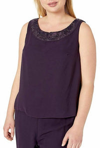 Le Bos - Pleated Charmeuse Trim Pant Set