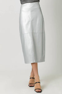 Mystree - Jessica Leather Midi Skirt