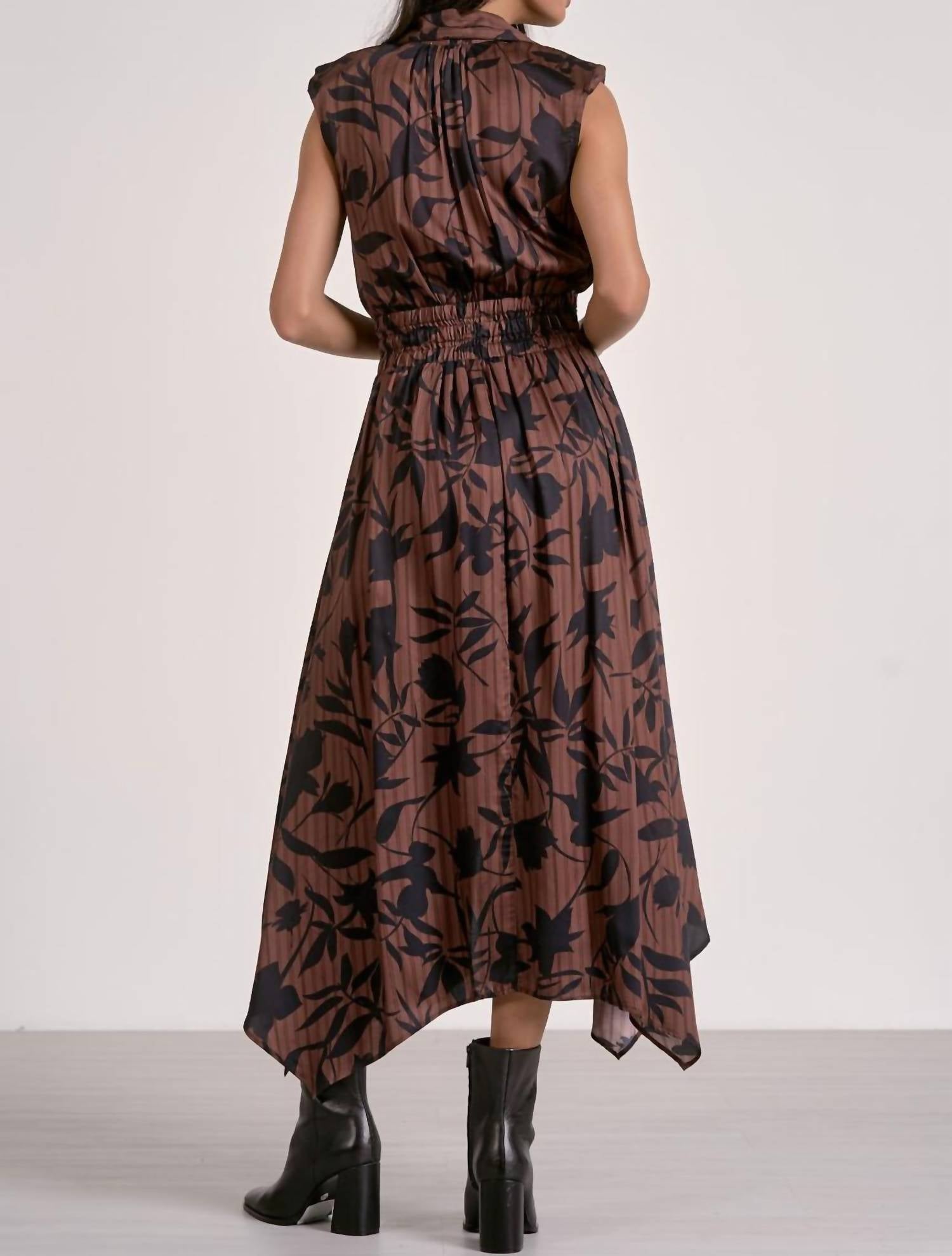 Elan - Foliage Printed Dress