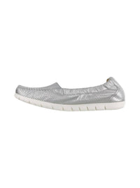 SAS Women's Sunny Loafers in silver - women's flats - detail view