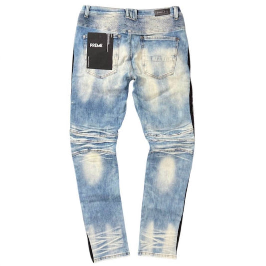 Preme - Men's Moto Stoned Jeans