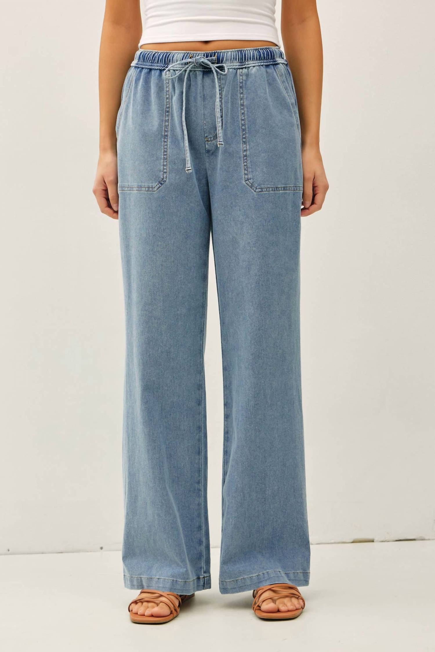 Be Cool - Cassidy Knit Denim Pants