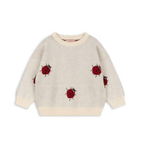 Konges Sløjd - Girl's Ladybug Lapis Knit Sweater Top