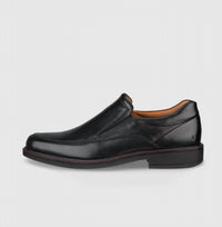 ECCO Men's Holton Apron Toe Slip On in black - men's loafer