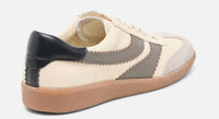 Dolce Vita Women's Merit Leather Sneaker in white grey - women's sneaker - alternate view