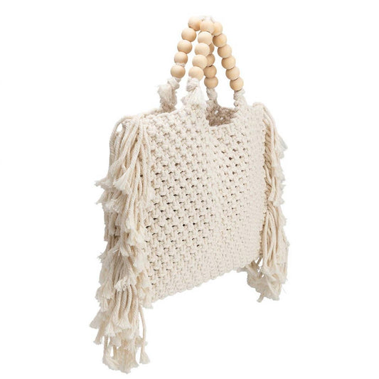 Melie Bianco - Lilibeth Cream Crotchet Tote Bag