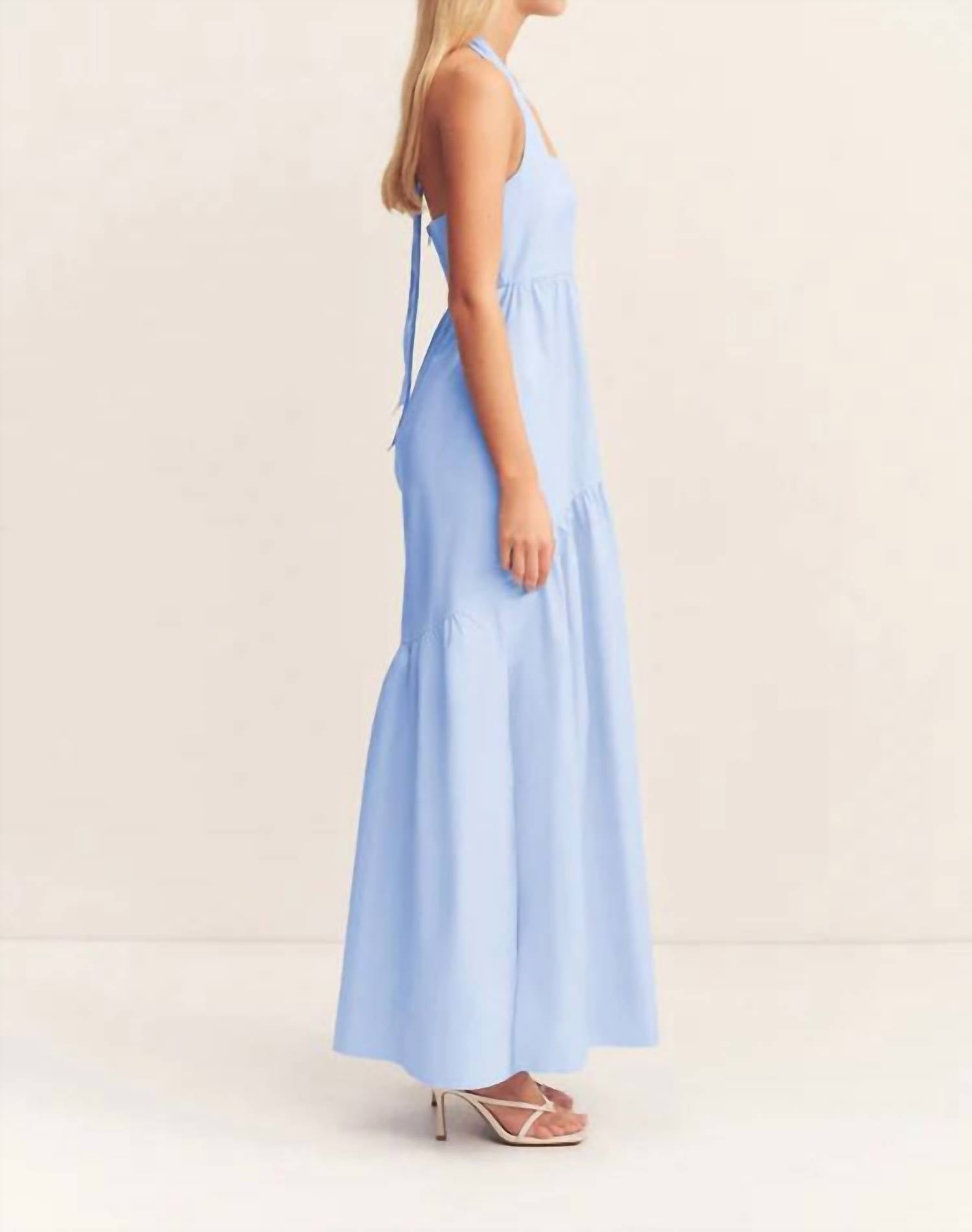 Shona Joy - Maiori Halter Neck Maxi Dress