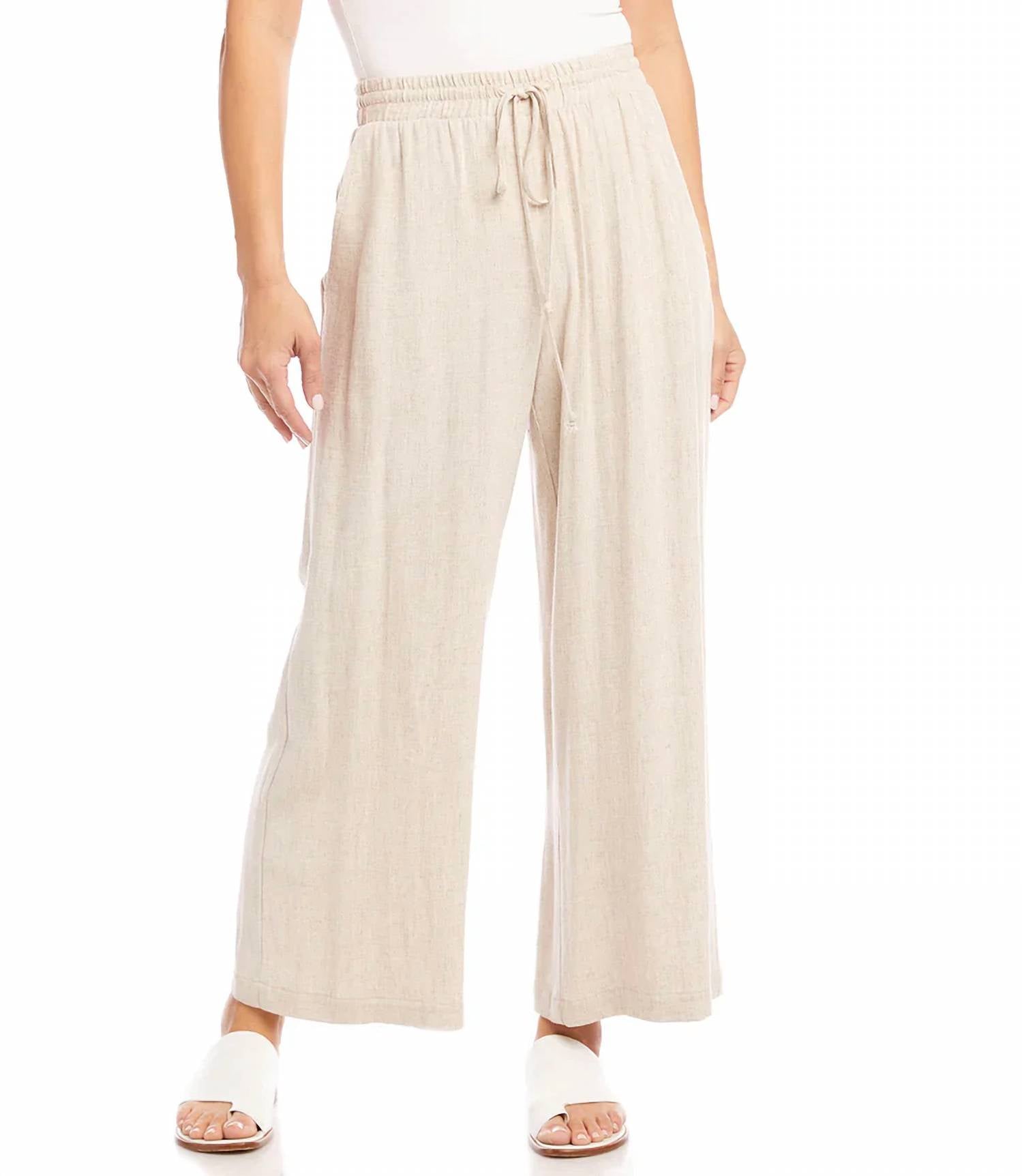 Karen Kane - Cadence Wide Leg Pant With Drawstring