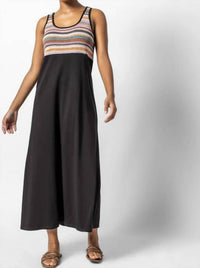 Lilla P - Crochet Insert Maxi Dress