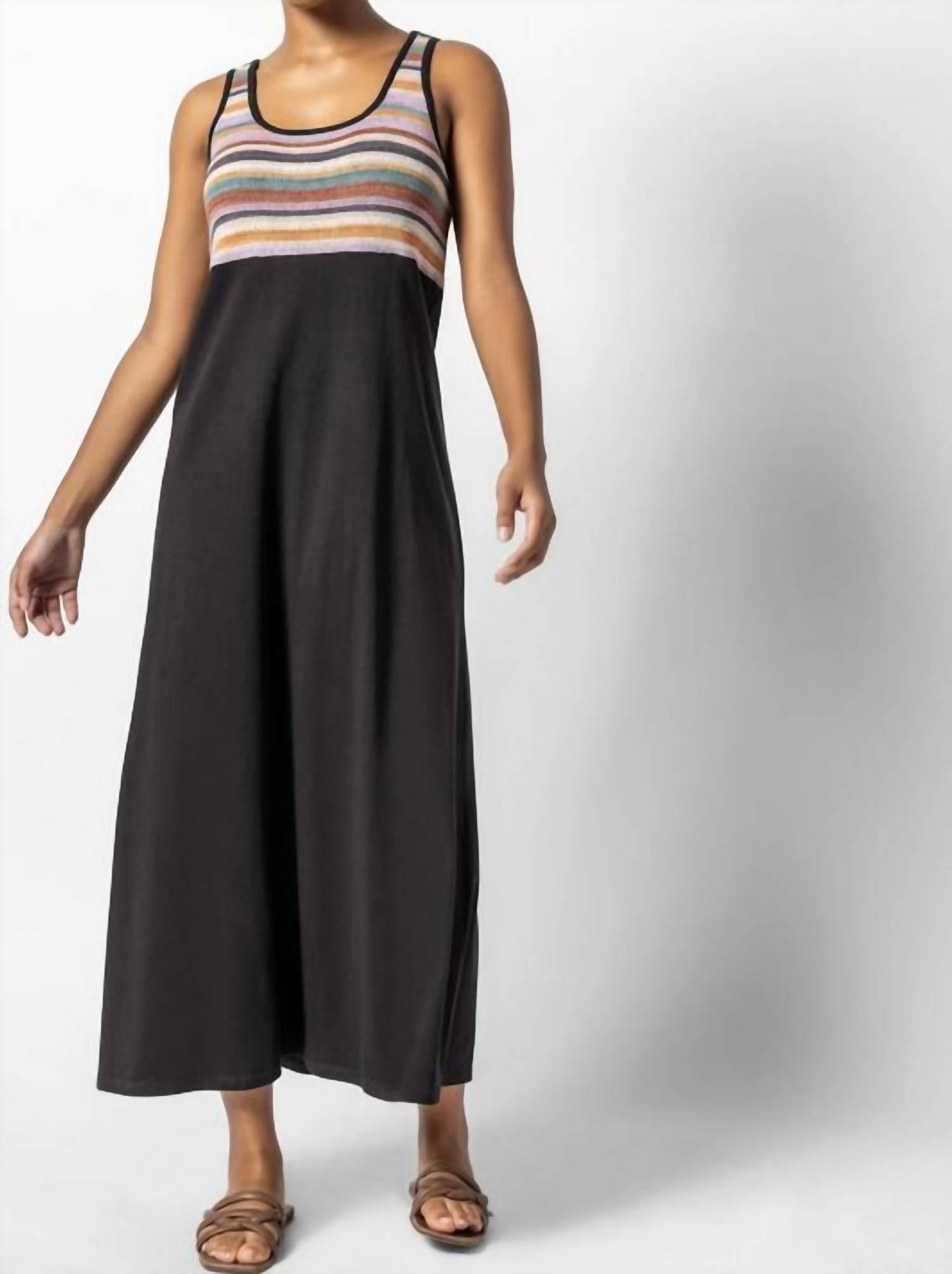 Lilla P - Crochet Insert Maxi Dress