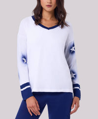 Angel Apparel - Star V-Neck Knit Top