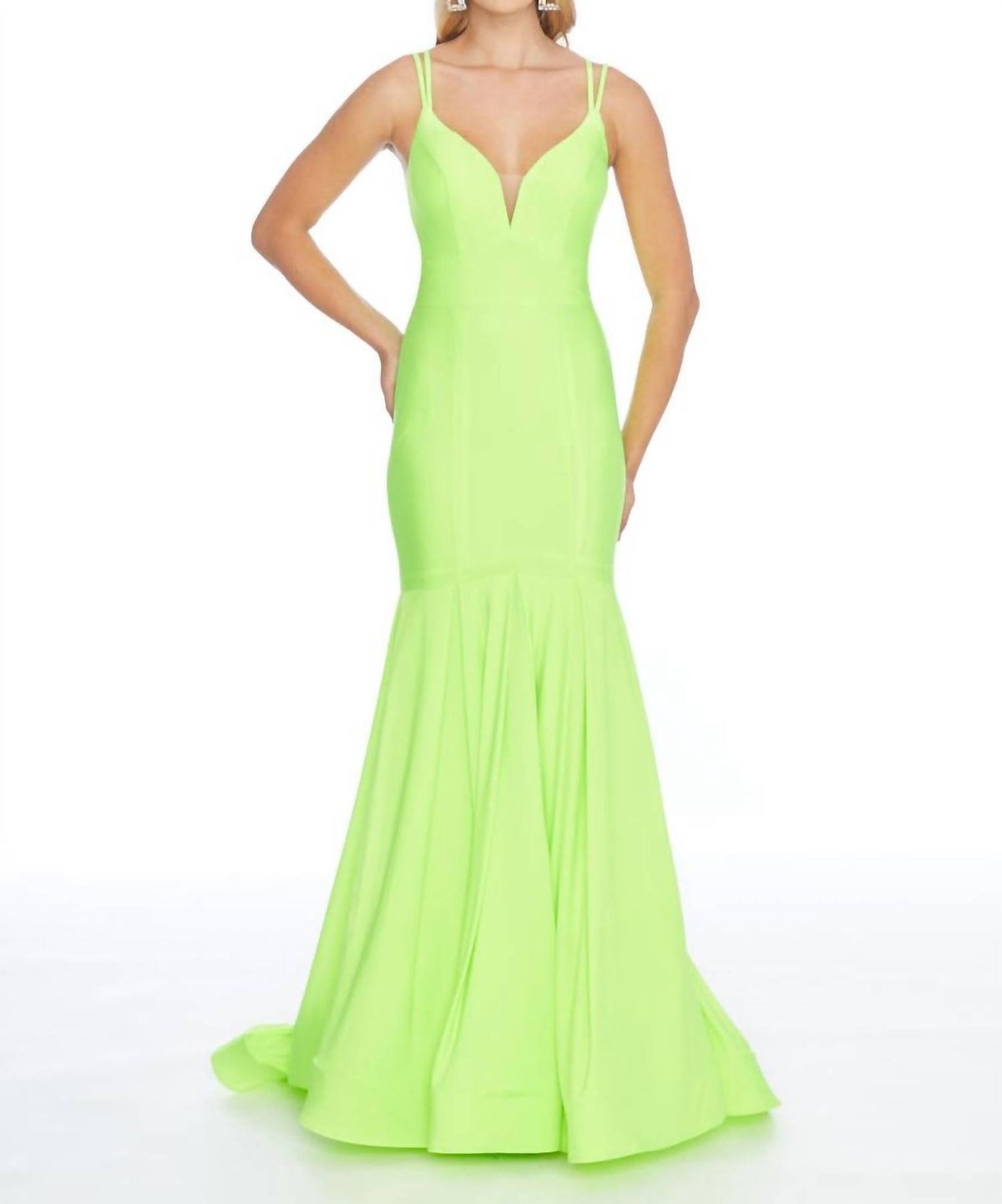 Ashleylauren - Fit-and-flare Evening Gown