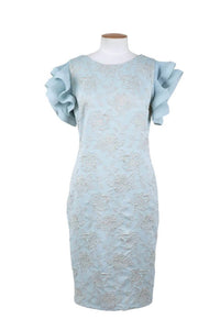 Pleat Sleeve Dress