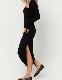 Project Social T - Allora Strapless Rib Combo Dress